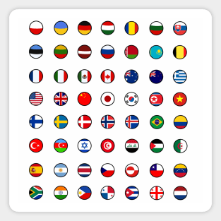 countries little pack Magnet